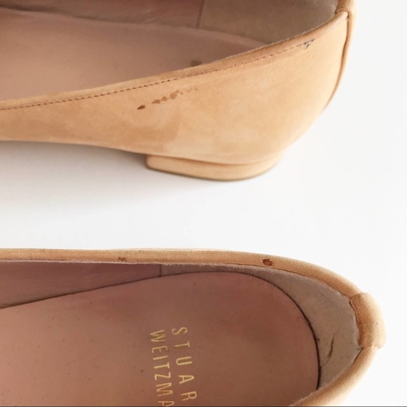 Stuart Weitzman Suede Leather Smoking Loafer - Picture 5 of 7